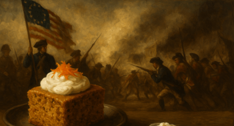 Carrot Tea Cake Recipe and the American Revolution