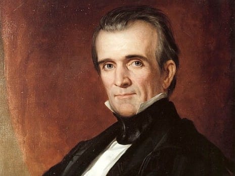Portrait painting of man in black coat and white collar against brown background