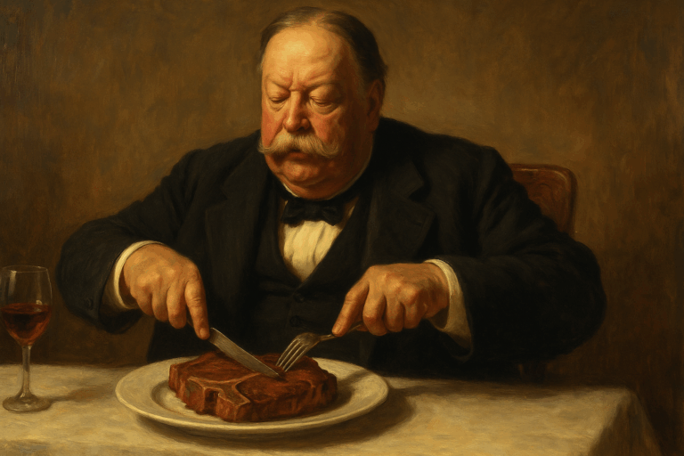 William Howard Taft’s Peppercorn T-Bone Steak Recipe