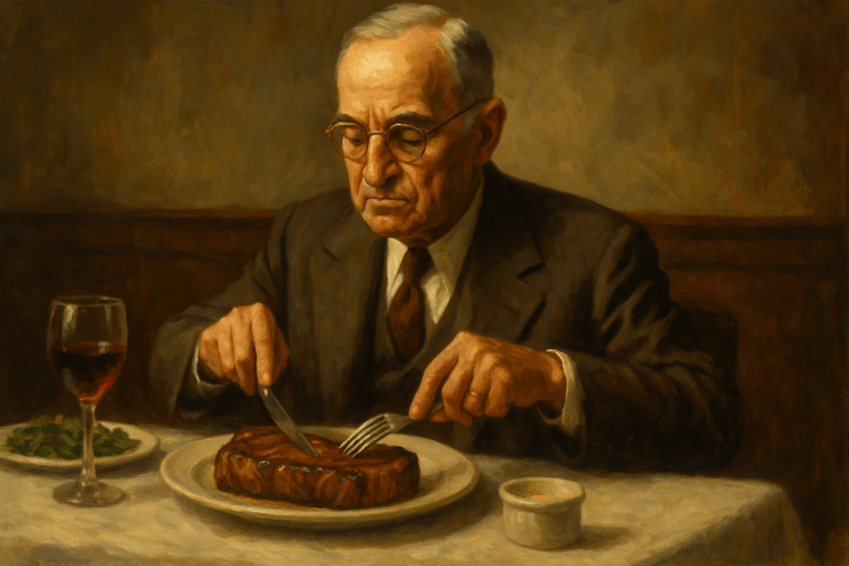 Harry S. Truman’s New York Strip and Potatoes Recipe