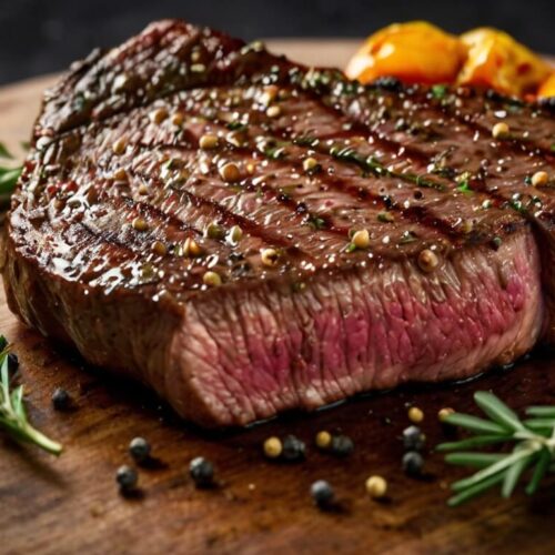 Peppercorn T-Bone Steak Recipe