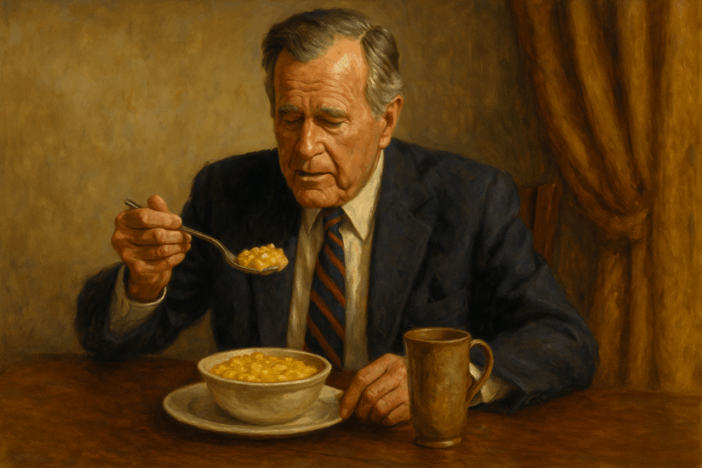 George H. W. Bush’s Favorite Dish: Corn Pudding