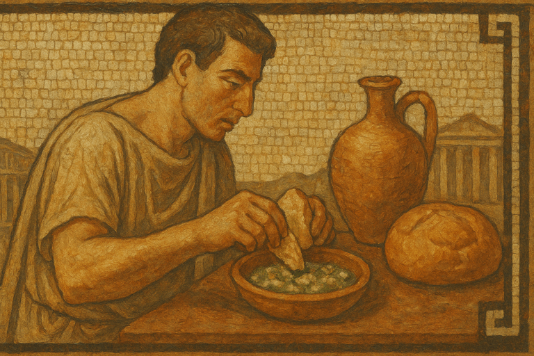 Moretum: Ancient Roman Herb & Cheese Dip