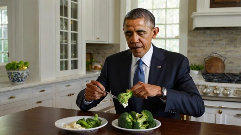 Barack Obama’s Charred Broccoli with Garlic-Crushed Feta Spread
