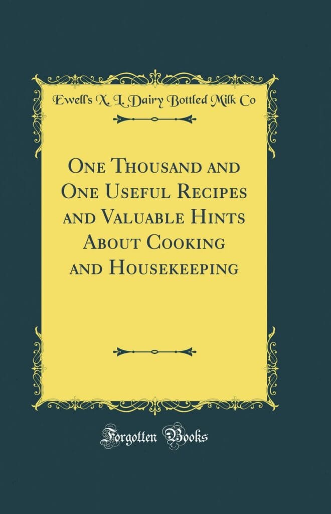 Yellow title page with ornate gold border and decorative elements