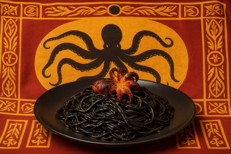 A Venitian Renaissance Recipe: Pasta al Nero con Polpo