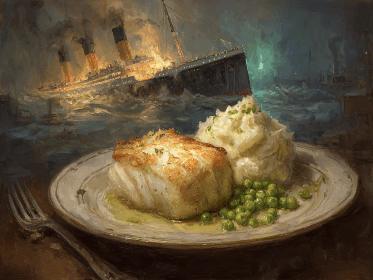 Titanic Recipe: Baked Haddock with Sharp Sauce from the 2nd Class Menu