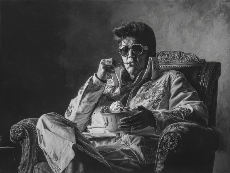 The Last Meal of Elvis Presley: Cookies and Ice Cream Fit for a King