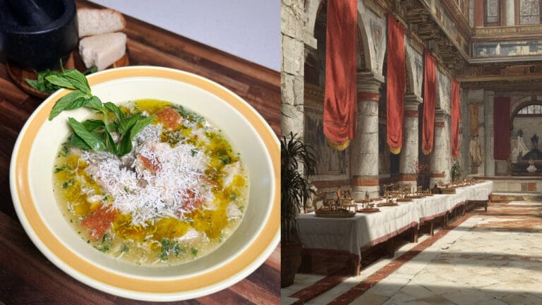 Ancient Roman Soup Recipe: Aliter Salacaccabia – “Roman Gazpacho”