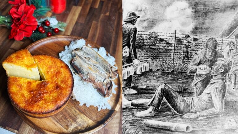 Christmas Dinner in a WW2 POW Camp