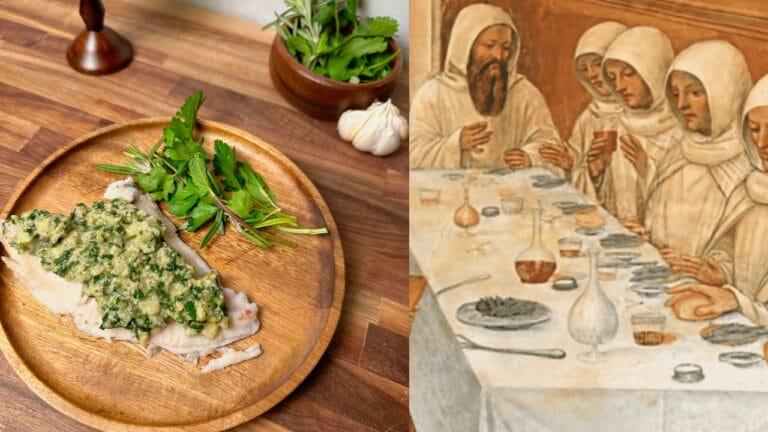 Dining During Medieval Lent: 14th-Century Fish with Green Garlic Sauce