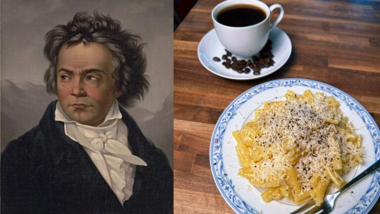 Eating Like Beethoven: Recreating the 60-Bean Coffee and the Macaroni That Fueled a Genius