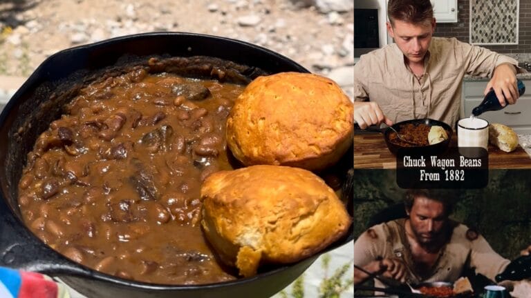 A Recipe from the Chuckwagon: Beans, Beef, and Biscuits